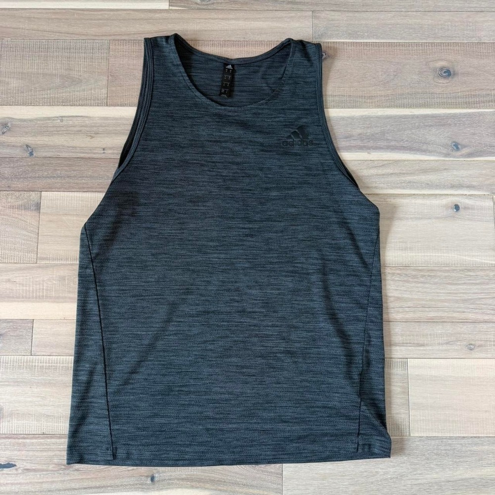 Adidas grey tank top Size m